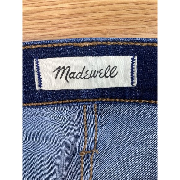 *Madewell 10" High Rise Skinny Jeans In Danny Wash Womens Size 25 Style #G7391 - Picture 5 of 11